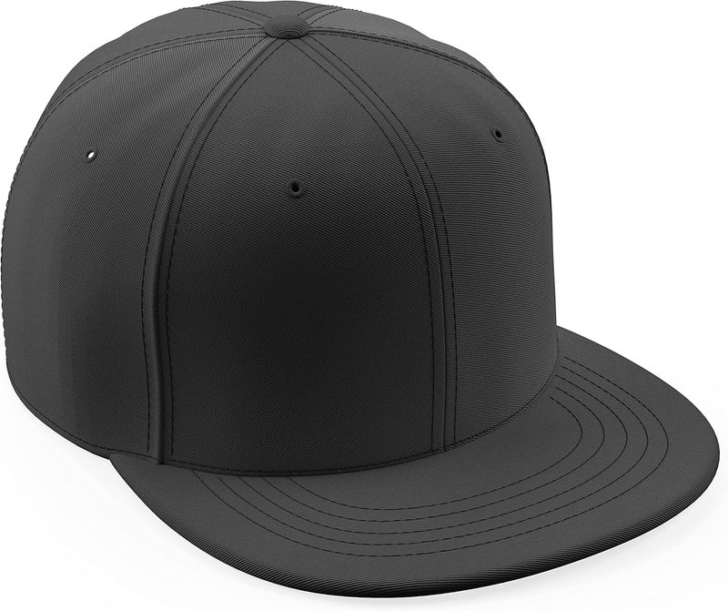 Daxton Store Classic Blank Snapback Flat Bill Visor Hat Cap One Size Adjustable Back - Image 1